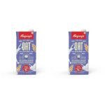Bagrry's Plant Based Oat Drink 1L, Creamy Classic, Unsweetned |Vegan | Dairy Free |No Added Sugar | Plant Based Milk | No Preservatives (Pack Of 2) - Fast UK Delivery