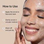mCaffeine Coffee Tan & Dead Skin Removal Face Scrub (75gm) | Caffeine & Walnut Scrub for Face | Exfoliating & Brightening Scrub |Blackhead Remover, Whitehead Remover, Detan Pack I Face Scrub For Women and Men - Fast UK Delivery - Image 4
