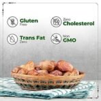 Happilo Premium Golden Barhi Dates 500 g | 100% Naturally Dried | No Preservatives | Fresh & Soft Dates with Natural Sweetness | Gluten Free | Non GMO | Gourmet | Super Jumbo Khajoor | Fat Free Snack - Fast UK Delivery - Image 4
