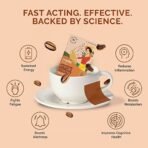 Wellbeing Nutrition Melts Energy Mocha | Arabica Coffee, CurcuWIN, Folate and Vitamin B12 for Sustained Energy, Enhanced Focus & Improved Cognitive Health | Mocha Flavor (15 Oral Strips) - Image 3