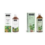 Kapiva Dia Free Juice, 1L | Clinically Proven Blood Sugar Care | Amla, Karela, Jamun, Guduchi & 7 More & Kapiva Wild Tulsi Giloy Juice | Fresh Tulsi and Neem-grown Giloy to Support Immune Health - Fast UK Delivery