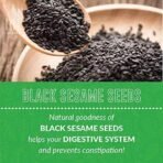 R R Agro Foods Premium Black Sesame Seeds 500 GM ( Kali Till ) Pack of 1 - Fast UK Delivery - Image 5