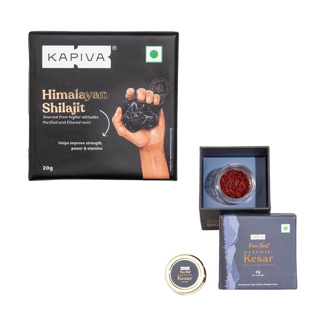 uk51jEpNv9yyL-1.jpg KAPIVA SHILAJIT 20G & KASHMIRI KESAR 1G - Fast UK Delivery - Image 1