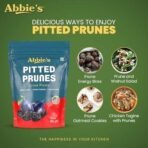 Abbie's Pitted Prunes || Dried Plums 200 grams Resealable Zipper Pack || Enjoy as a snacks or in your recipes || Source of Fiber || Natural Potassium || No Added Sugar || No Added Flavor or Colour - Fast UK Delivery - Image 3