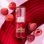 mCaffeine Shades Lip & Cheek Glow Tint | Multipurpose & Blendable | Longlasting Dewy Finish | Hydrating & Nourishing | Highly Pigmented Gel Formula |Lipstick | Blush for Women - Shade: Raspberry | 3 ml - Fast UK Delivery - Image 3