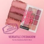 Swiss Beauty 24/7 Passport Eyeshadow Palette with 12 matte, glittery and shimmery shades | With easy to blend in and highly pigmented shades Eye makeup Palette | Shade- Late Nights - Night, 10.5g - Fast UK Delivery - Image 5
