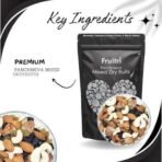 Fruitri Panchmeva Mixed Dry Fruits 1 Kg-, Healthy Trail Mix dry fruits combo pack contains Almond, Cashew, Dates, Green and Black Raisins, Superfood Nuts and dry fruits - Fast UK Delivery - Image 4