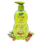 Dabur Baby Oil: Non - Sticky Baby Massage Oil with No Harmful Chemicals |Contains Jojoba , Olives & Almonds | Hypoallergenic & Dermatologically Tested with No Paraben & Phthalates - 500 ml - Fast UK Delivery - Image 2