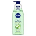 NIVEA Gel Body Lotion 390 ml | Aloe Vera | Refreshing Care For 24H Hydration | Non-Sticky | Fast Absorbing for Fresh And Healthy Skin - Fast UK Delivery