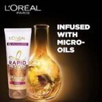 L'Oreal Paris Deep Conditioner, With Micro-Oils, Deeply Nourishes Dry Hair, No-Leave In Time, Rapid Reviver 6 Oil Nourish, 180ml - Fast UK Delivery - Image 5