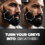 Beardo Grey Beard oil for Men, 30 ml | Helps with greying beards | Also contains Bhringraj + Henna + Curry leaves + Black tea extracts for restoring natural black beard color | Lightweight and Non-Sticky - Fast UK Delivery - Image 3