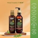 WOW Skin Science Rosemary Shampoo & Hair Oil Kit | Helps Prevent Breakage & Split Ends | Adds Shine to Dull Hair | Net Vol 450ml - Fast UK Delivery - Image 5