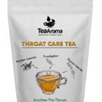 Tea Aroma - Making Tea A Healthy Habit Throat Care Tea - Mullein Leaves, Echinacea, Eucalyptus, Licorice root, Ginger root - 50 g - Fast UK Delivery
