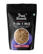 True Elements 7 in 1 Seeds Mix 250g - Edible Seeds | Healthy Seeds | Healthy Snacks | 100% Natural and Roasted Seeds - Fast UK Delivery