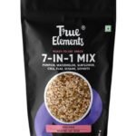 True Elements 7 in 1 Seeds Mix 250g - Edible Seeds | Healthy Seeds | Healthy Snacks | 100% Natural and Roasted Seeds - Fast UK Delivery