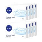 Nivea Creme Soft Soap, 125 gm (2 x Pack of 4) - Fast UK Delivery