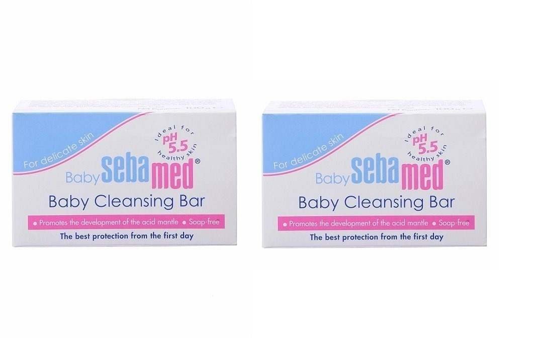 uk51kV7l8N3rL-1-1.jpg SebaMed Cheesy Cheeks Baby Cleansing Soap (100 G) - Pack of 2 - Fast UK Delivery - Image 1