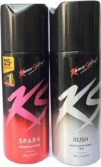Kamasutra KS 1 RUSH 1 SPARK Deodorant For Men & Women 300 ml, Set of 2 - Fast UK Delivery