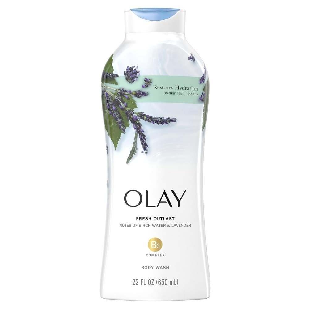 uk51kbBAG3hL-1.jpg Olay Fresh Outlast Purifying Birch & Lavender Body Wash 22 Oz, 1.52 Pound - Fast UK Delivery - Image 1