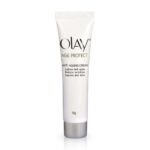 Olay Age Protect Anti-Ageing Cream | Lightens Dark Spots and Reduces Wrinkles | Normal, Oily, Dry, Combination Skin | 18g