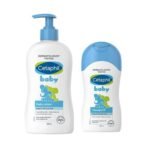 CETAPHIL Baby Lotion (400ml) and Baby Massage Oil (200ml) Combo - Fast UK Delivery