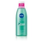 NIVEA Derma Skin Clear Toner (200ml), Cleansing and Hydrating Toner, Salicylic Acid Toner Enriched with Niacinamide to Rebalance the Skin and Remove Impurities, For Blemish-Prone Skin - Fast UK Delivery