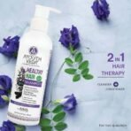 Ayouthveda Healthy Hair Shampoo 200ml With Bhringraj and Shikakai | Best Hair Shampoo for Women | Control Hair Breakage & Dandruff | Herbal Conditioner & Cleansers(Pack Of 1; 200ml) - Fast UK Delivery - Image 3