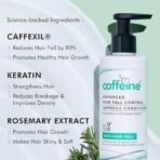 mCaffeine Advanced Hair Fall Control Caffexil Conditioner with Keratin, Biotin & Rosemary Extracts | 80% Hair Fall Control | Reduces Breakage, Improves Softness & Shine | For Men & Women - 250 ML - Fast UK Delivery - Image 5