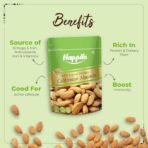 Happilo 100% Natural Premium California Almonds 1kg Value Pack Pouch | Premium Badam Giri | High in Fiber & Boost Immunity | Real Nuts | Whole Natural Badam - Fast UK Delivery - Image 7