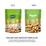 Happilo 100% Natural Premium California Almonds 1kg Value Pack Pouch | Premium Badam Giri | High in Fiber & Boost Immunity | Real Nuts | Whole Natural Badam - Fast UK Delivery - Image 4
