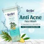 Sri Sri TATTVA shuddhta ka naam Men's and Women's Anti Acne Face Wash, Controls Blackheads Whiteheads & Lighten Blemishes - Purifying Face Cleanser, 60ml -Pack of 2 - Fast UK Delivery - Image 3