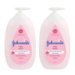 Johnson's Baby Lotion | 100% Natural Plant Oil Based | 24H Moisturized & Soft Skin | 500ml Twin Pack - Fast UK Delivery