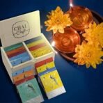 Chai craft 8 Flavors of Tea Wooden Gift Box. relievers stress and weight management improves digestion, improves immunity and physical performance 40 bags - Fast UK Delivery - Image 4