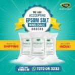 Thanjai Natural Epsom Bath Salt 2kg for Muscle Relief, Relieves Aches & Pain Granule Magnesium Sulphate) for Plants, Gardening,Water Soluble Fertilizer,Soil Manure - Fast UK Delivery - Image 3