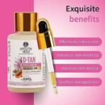 Ayouthveda D-Tan Face Serum Enriched With Saffron & Papaya For Nourished Skin, Reduces Tan 30ml - Fast UK Delivery - Image 5