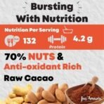 Jus' Amazin 5-Minute Chocolate Mousse (200g) | Only 5 Ingredients, 100% Natural | 70% Nuts & Raw Cacao| Zero Additives | Vegan & Dairy Free - Fast UK Delivery - Image 4