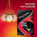 KamaSutra Ultradelay Extra time Condoms for men Count 20 with Aloe Vera Lube Water Lubricant 50ml - Fast UK Delivery - Image 3