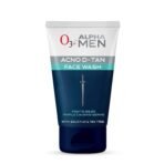 O3+ ALPHA MEN Acno D-TAN Face Wash with Tea Tree 100g for Oily Skin | Detan Face Wash for TAN Removal | Removes Acne and Dirt - Fast UK Delivery