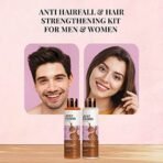Just Herbs Anti Hairfall Control Kit (Shampoo 100ml+Conditioner100ml) with Goodness of Natural Vitamin E, Bhringraj & Black Onion Seed for Shiny, Smooth Hair - All Hair Types - Fast UK Delivery - Image 7