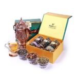 Hamiast Exquisite Green Tea Gift Box: 3 Unique Blends - Shahi Kahwa, Chamomile and, Lavender Green Tea | Ideal for Gifting | Crafted with Love from Kashmir - Fast UK Delivery - Image 2