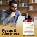 ROOTED USDA Organic Lions Mane Mushroom Extract Capsules, 38% Beta Glucan(90 Counts) - Fast UK Delivery - Image 5