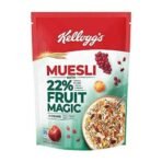 Kellogg's Muesli 22% Fruit Magic, High in Fibre &Vitamin C, Naturally Cholesterol Free, 500g + Corn Flakes Original, B Group Vitamins 1.2kg Breakfast Cereals High in Iron - Fast UK Delivery - Image 3