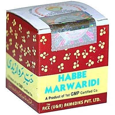 uk51m9OqaLNvL-1-1.jpg Rex Remedies Habbe Marwaridi (20 Pills pack of 3) COMES WITH AKSIR BUKHAR (100ML) - Image 1