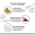 Ayouthveda Sparkling 24K Nano Elemental Gold Night Cream|Enriched with 24k Gold & Kashmiri Saffron|Reduces Fine Lines, Nourishes Skin, Improves Skin Firmness|(Pack of 1-30g) - Fast UK Delivery - Image 7