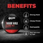 Beardo Stronghold Hair Wax For Men, 50 gm | Crystal Hair Wax with Aloe Vera & Castor Oil | Hair Wax Men | Hair Styling Wax for Glossy Finish & Shine | Strong Hold Hair Wax - Fast UK Delivery - Image 4