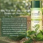 Biotique Fresh Neem Anti Dandruff Shampoo and Conditioner | Controls Dandruff | Eliminates Dryness, Flaking, and Itching | Hair Looks Fresh and Lustrous |Suitable for All Skin Types | 190ml - Fast UK Delivery - Image 7
