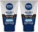 NIVEA, All-In-One, 10x Vitamin C, 100ml (SET OF 2) Face Wash (200 ml) - Fast UK Delivery