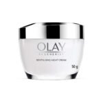 Olay Regenerist Revilatising Night Cream | Hydrated, Plump, Bouncy Skin | With Hyaluronic Acid, Niacinamide and Peptides | Normal, Oily, Dry, Combination Skin | 50g - Fast UK Delivery