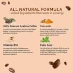 Wellbeing Nutrition Melts Energy Mocha | Arabica Coffee, CurcuWIN, Folate and Vitamin B12 for Sustained Energy, Enhanced Focus & Improved Cognitive Health | Mocha Flavor (15 Oral Strips) - Image 4