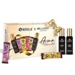 Bevzilla X Bella Vita Luxury Coffee & Fragrance Box | 24 Coffee Sachets (6 Sachets Each Flavour) | CEO Man & CEO Woman EDP Fragrance (20 ML Each)| Hazelnut, Colombian Gold, Vanilla & Butterscotch Flavour - Fast UK Delivery - Image 2